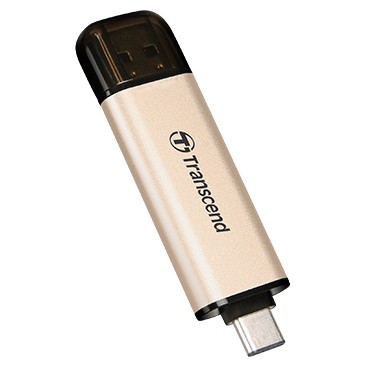 USB Flash Drive STICK 256GB Transcend JetFlash 930C USB 3.2 420/400MB/s - Gold - Figura 3