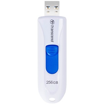 USB Flash Drive STICK 256GB Transcend JetFlash 790 USB 3.1 - e bardhë