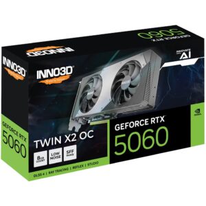 Kartelë Grafike NVIDIA RTX 5060 8GB Inno3D Twin X2 OC GDDR7