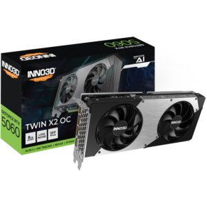 Kartelë Grafike NVIDIA RTX 5060 8GB Inno3D Twin X2 OC GDDR7