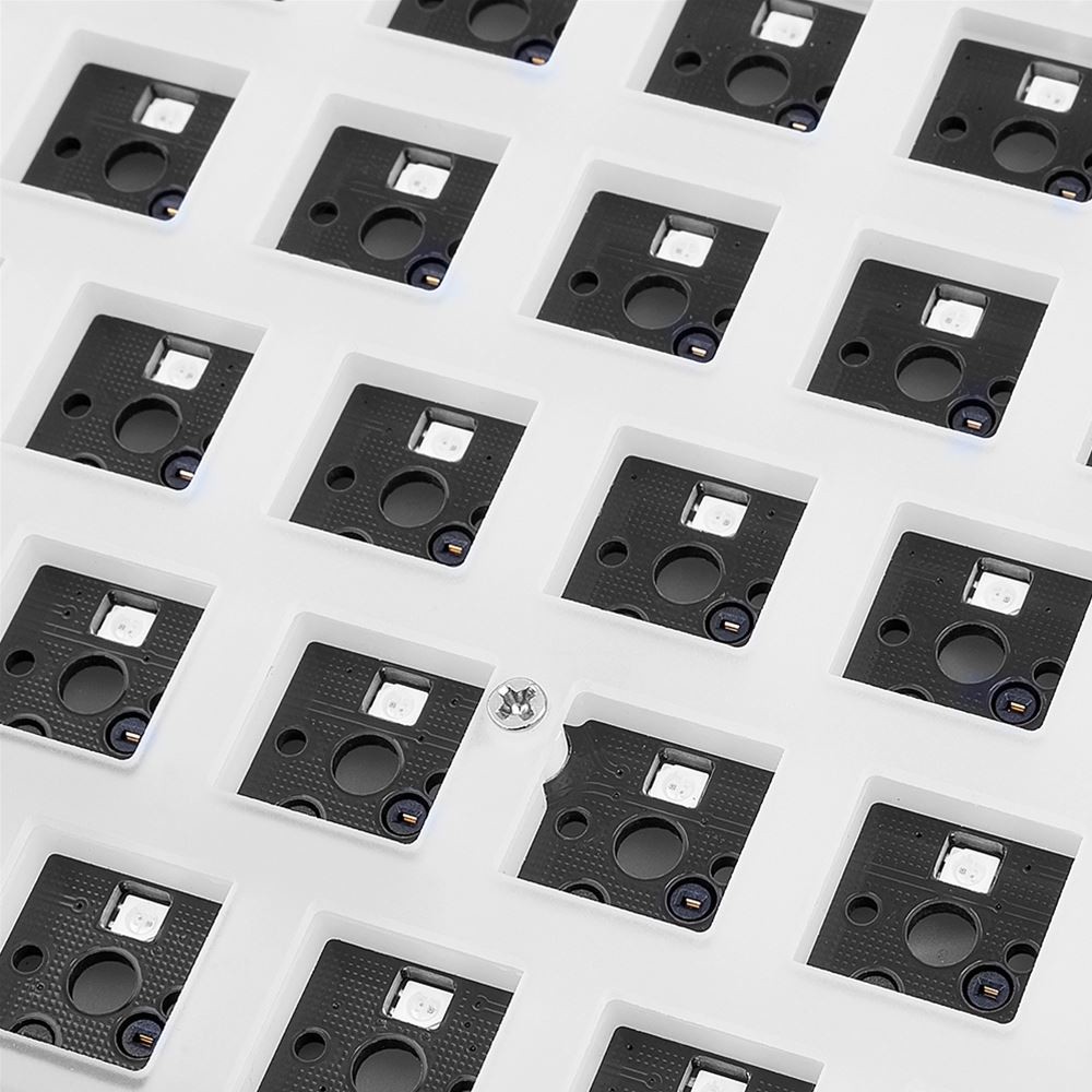 Tastierë Gaming Sharkoon SGK50 S3 Barebone / No Keycaps - Bardhë - Figura 5