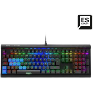 Tastierë Gaming Sharkoon SGK60 / Kailh Box Brown / Spanish Layout – Zezë 7