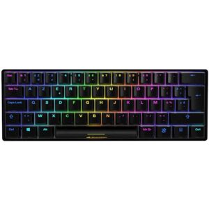 Tastierë Gaming Sharkoon SGK50 S4 / Kailh Red / French Layout / AZERTY - Zezë