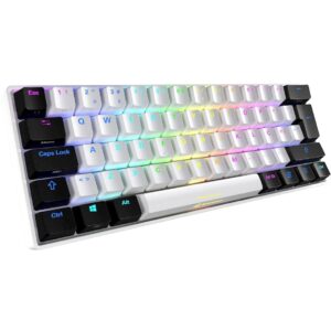 Tastierë Gaming Sharkoon SGK50 S4 Kailh Red Wired & Wireless / Portuguese Layout / QWERTY – Bardhë / Zezë 7