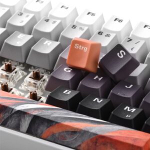 Set gaming Sharkoon SKILLER SGK50 S3 D6 / 85 keycaps PBT+Mauspad XXL 900 x 400 x 2.5mm – Portokalli / Gri 7