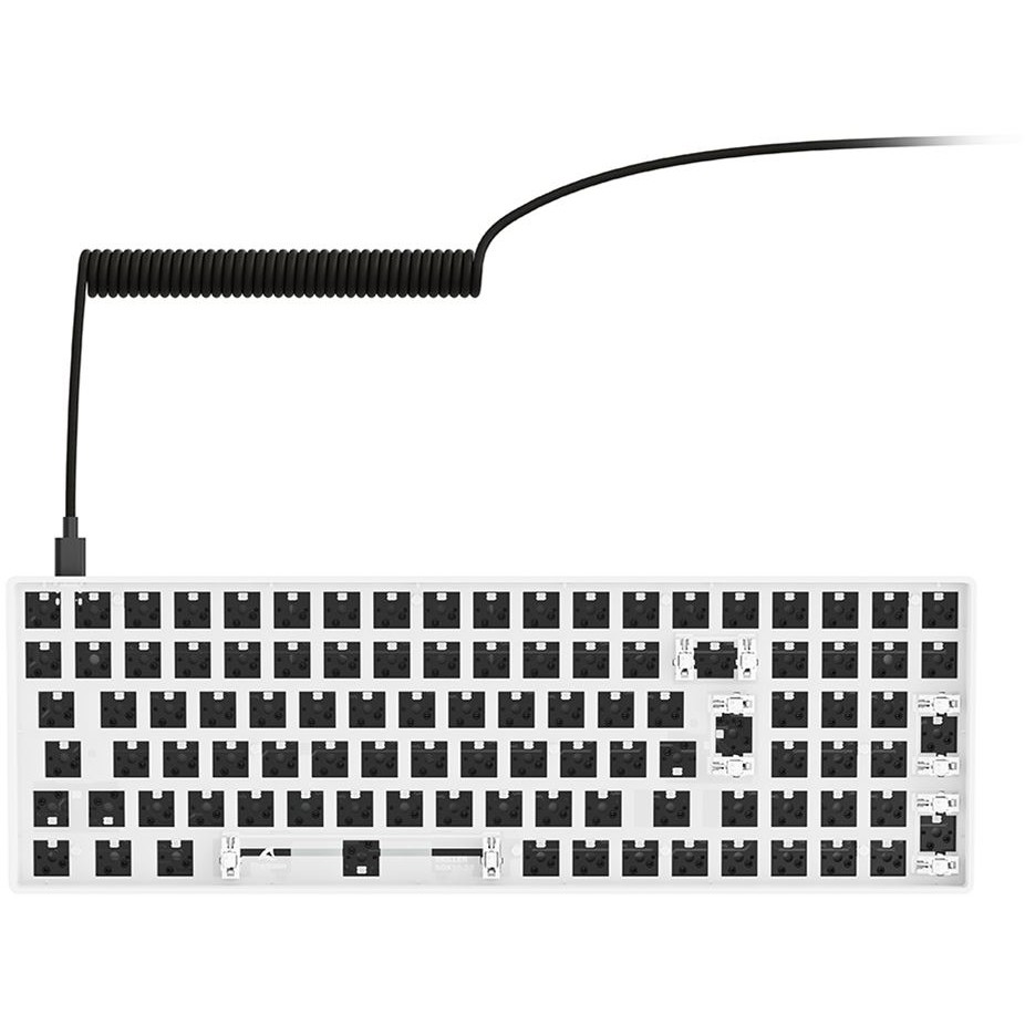 Tastierë Gaming Sharkoon SGK50 S2 Barebone / No Keycaps - Bardhë - Figura 2