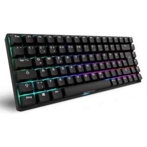 Tastierë Gaming Sharkoon SGK50 S3 PBT / Gateron G Pro 3.0 Yellow / German Layout / QWERTZ - Zezë