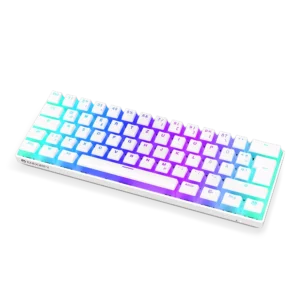 Tastierë Gaming Endorfy Thock Compact Wireless / DE layout / Kailh Box Red / Bardhë