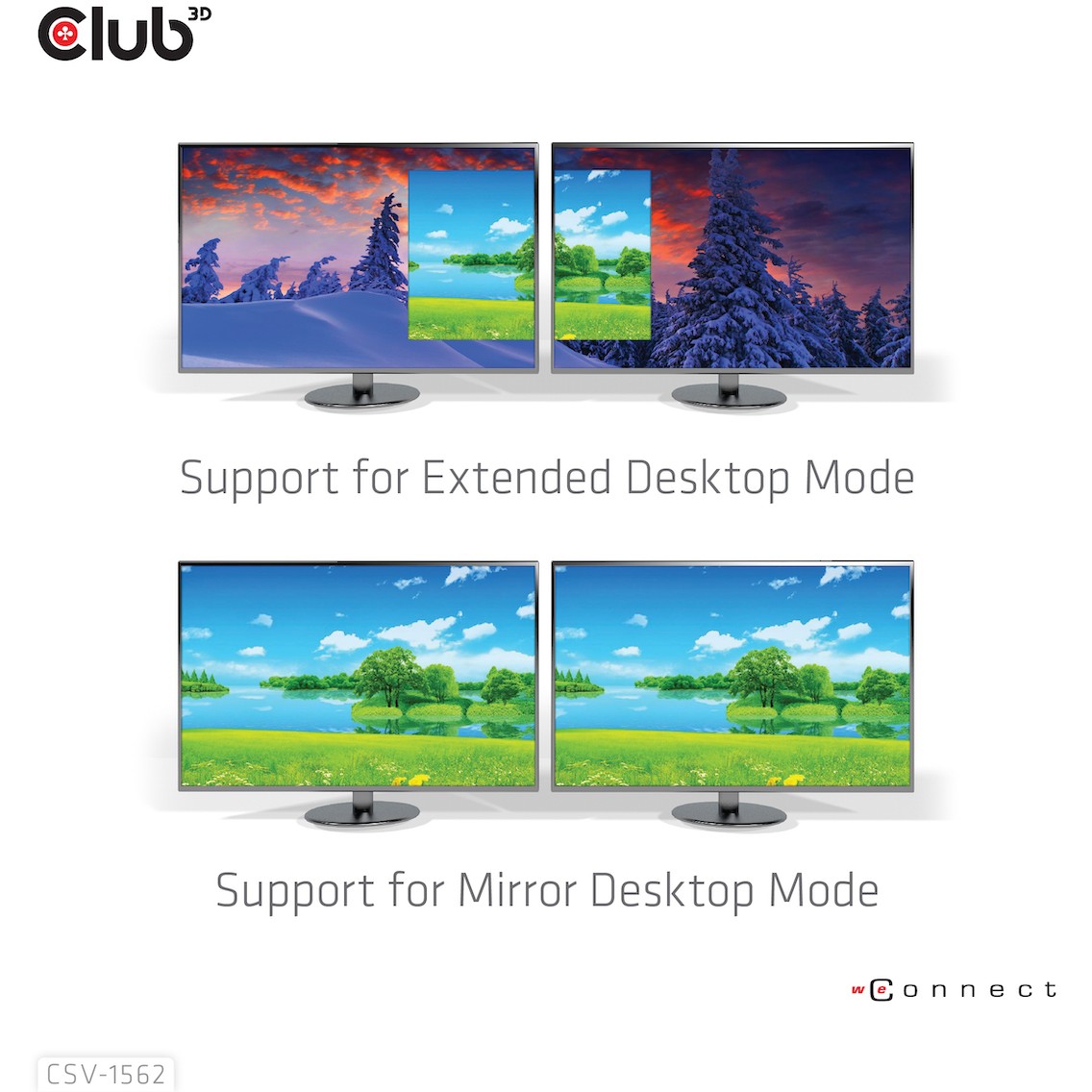 Docking Station Club3D USB-C / 6x USB 3.0 / 2x DisplayPort / HDMI / LAN / Audio / 4K - Zezë - Figura 5