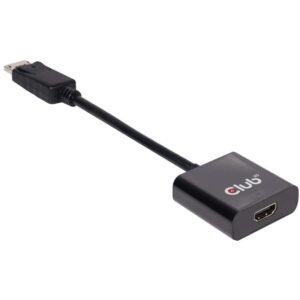 Adapter Club3D / DisplayPort Plug → HDMI 2.0-A Socket / Aktiv / 3D / 4K / 60Hz / St/Bu  - Zezë