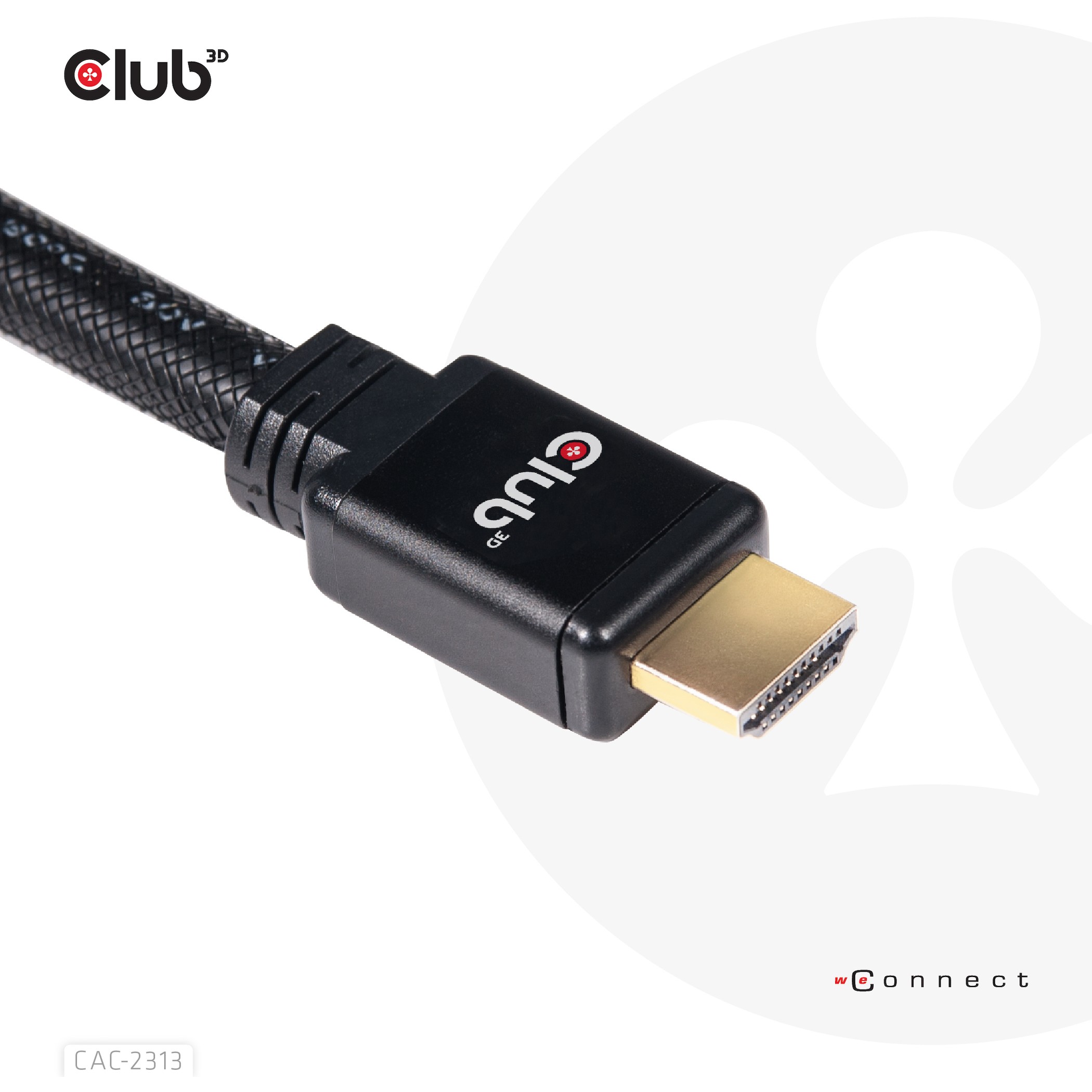 Kabllo HDMI Club3D / HDMI-A Plug → HDMI-A Plug / RedMere / 4K / 60Hz UHD / 10m - Zezë - Figura 2