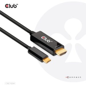 Kabllo HDMI Club3D A → USB‑C aktiv / 4K60Hz / 1.8 m