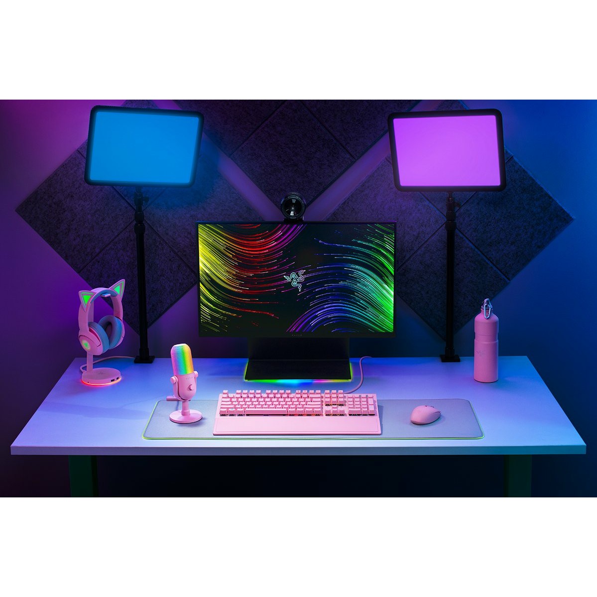 Mikrofon Razer Seiren V3 Chroma Quartz USB - Rozë - Figura 4