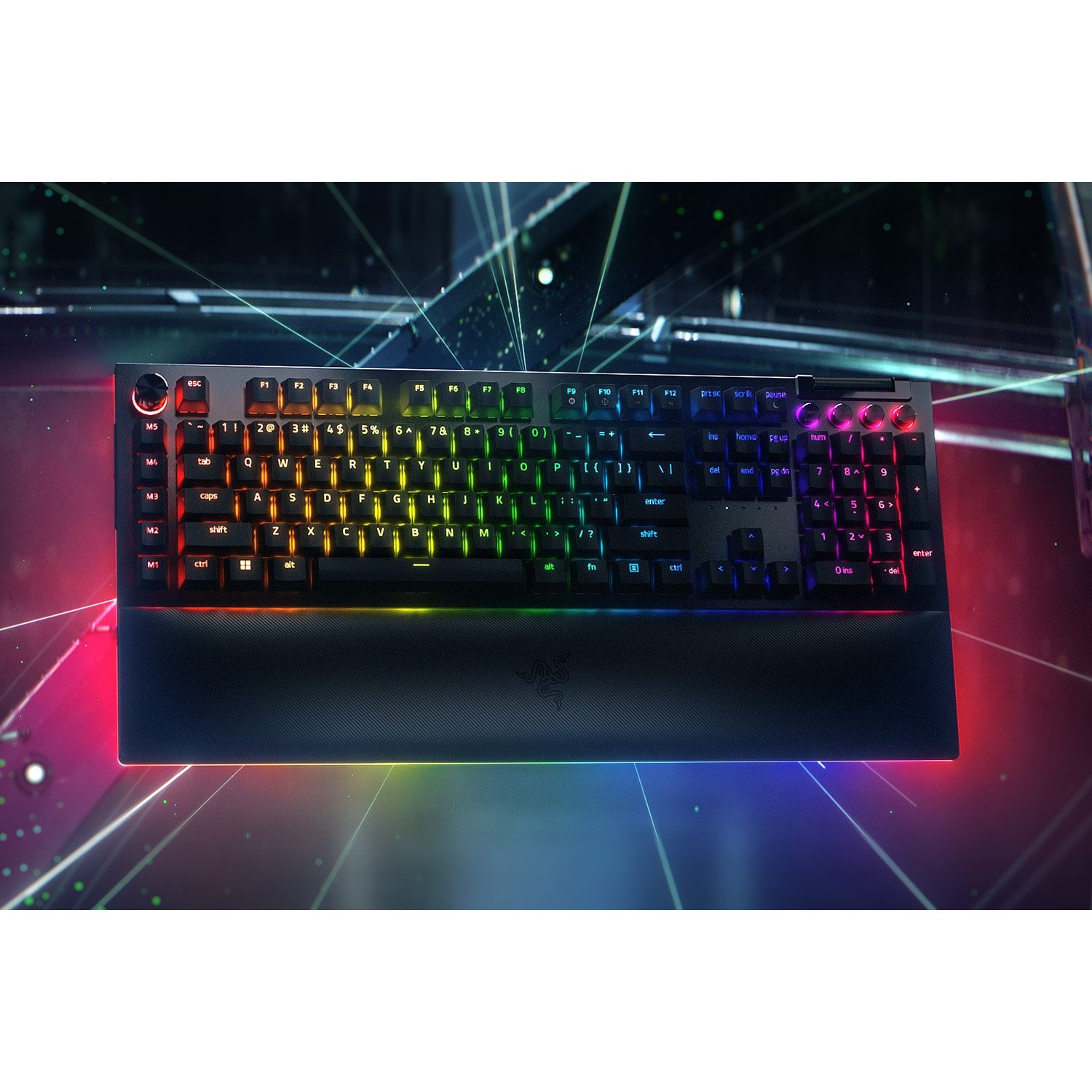 Tastierë Gaming Razer BlackWidow V4 Pro / DE-Layout / Razer Yellow Switches - Zezë - Figura 5