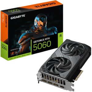 Kartelë Grafike Gaming Gigabyte / NVIDIA GeForce / RTX 5060 8GB / Windforce / OC / GDDR7 / 2 Fan
