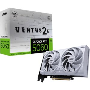 Kartelë Grafike NVIDIA RTX 5060 8GB MSI VENTUS 2X OC GDDR7 WHITE