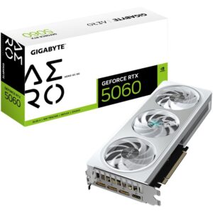 Kartelë Grafike Nvidia RTX 5060 8GB GIGABYTE AERO OC 8GB GDDR7 3 Fan