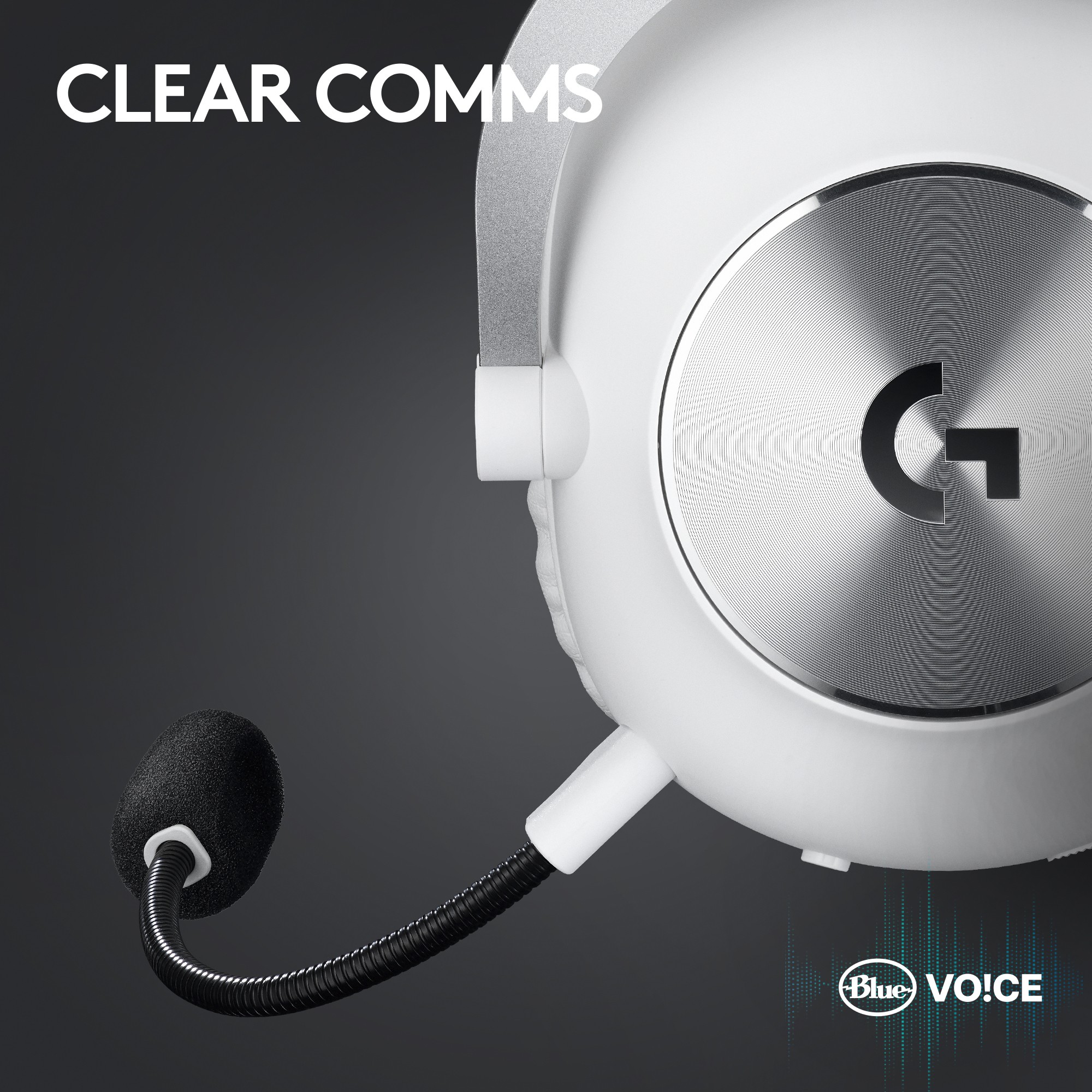 Kufje Gaming Logitech PRO X 2 Lightspeed – Bardhë + Mikrofoni + Jastekë shtesë për veshët + Çantë + Adapter + Kabllo USB-C + Kabllo audio - Figura 5