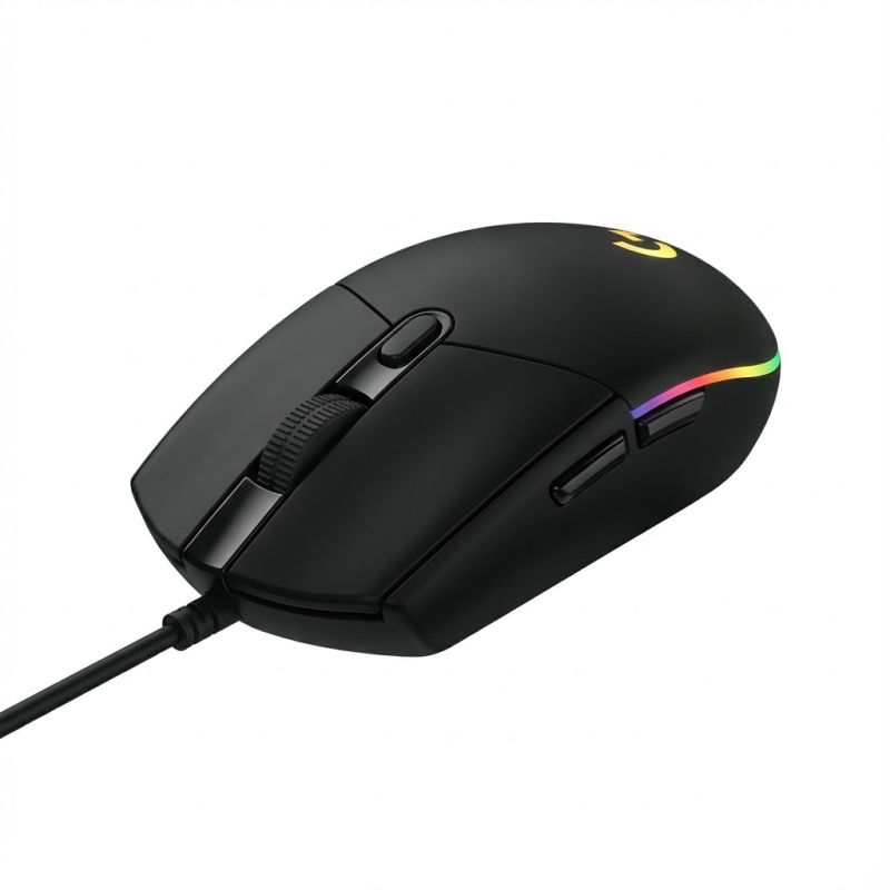 Maus Gaming Logitech G203 LIGHTSYNC / Optical / 6 Buttons / Wired USB - Zezë