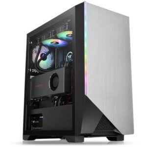 Kasë Thermaltake H550 TG ARGB Mid Tower – Zezë