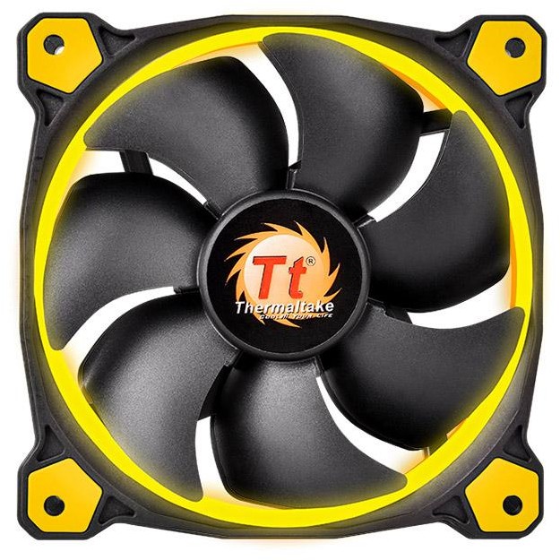 Ftohës për Kasë 140mm Thermaltake Riing 14 LED – Verdhë