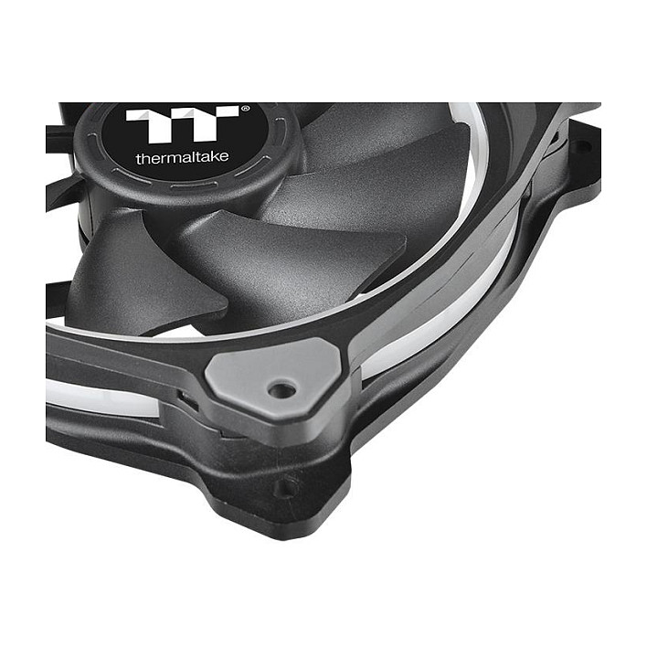 Ftohës për Kasë 140mm Thermaltake Riing Plus 14 LED RGB Radiator Fan TT Premium Edition / 3-Pack – Zezë - Figura 2