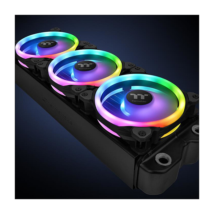 Ftohës për Kasë 140 mm Thermaltake Riing Trio 14 RGB 3-Pack - Bardhë - Figura 3