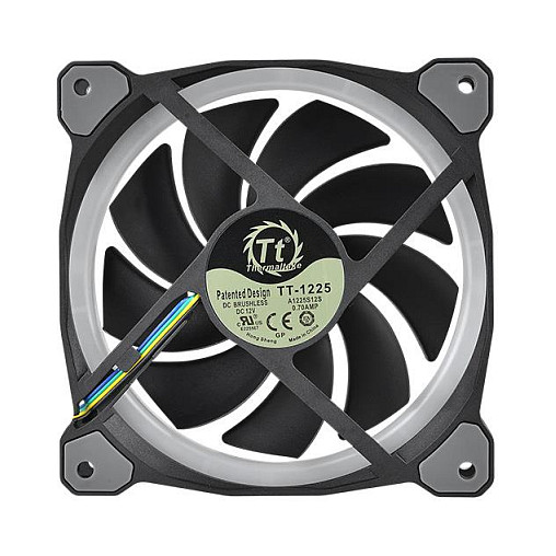 Ftohës për Kasë Thermaltake Riing Plus 12 RGB / Kit 3×Fan + 3×Lumi / 120mm - Zezë - Figura 3