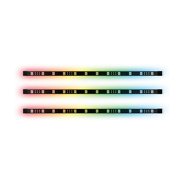 Ftohës për Kasë Thermaltake Riing Plus 12 RGB / Kit 3×Fan + 3×Lumi / 120mm - Zezë - Figura 5