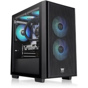Kasë Thermaltake Versa H16 TG ARGB – Zezë