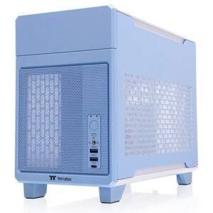 Kasë Mini‑ITX Thermaltake TR100 – Blu e hapur
