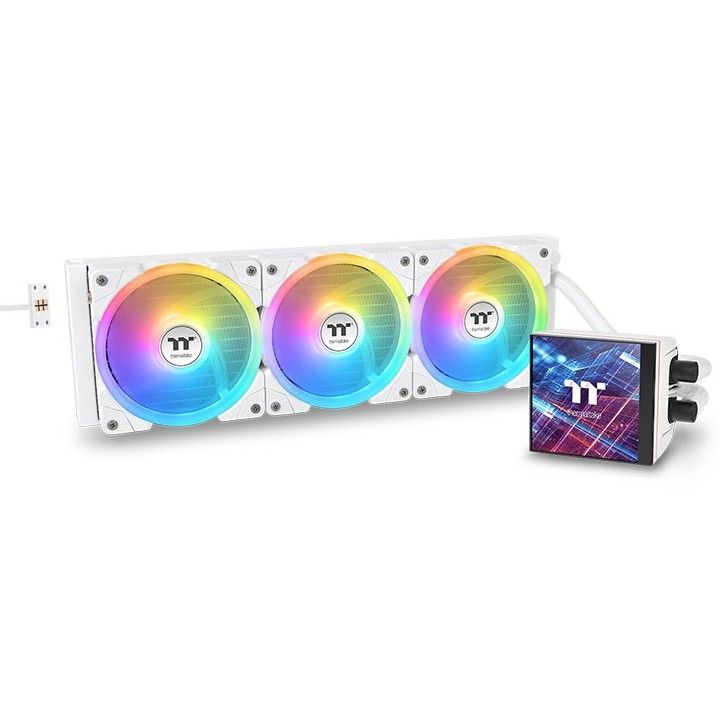 Ftohës për Procesor Thermaltake MAGFloe 420 Ultra ARGB Sync AIO Liquid Cooler / Snow Edition - Bardhë