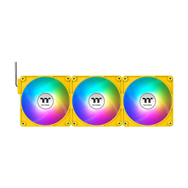 Ftohës për Kasë Thermaltake CT120 EX Reverse / ARGB Sync / 3-Pack / 120mm - Verdhë - Figura 3
