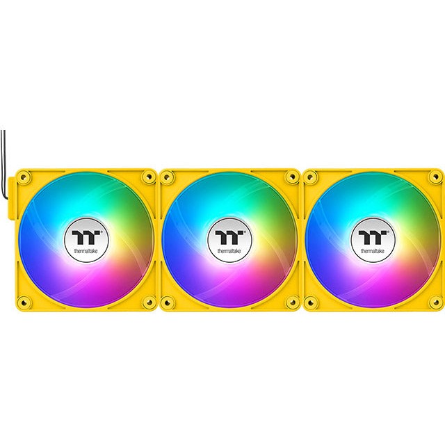 Ftohës për Kasë Thermaltake CT140 EX Reverse / ARGB Sync / 3-Pack / 140mm - Verdhë - Figura 3