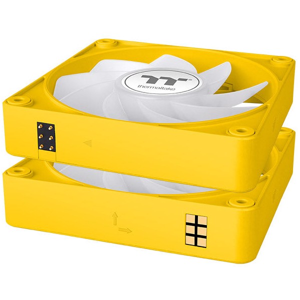 Ftohës për Kasë Thermaltake CT140 EX Reverse / ARGB Sync / 3-Pack / 140mm - Verdhë - Figura 4