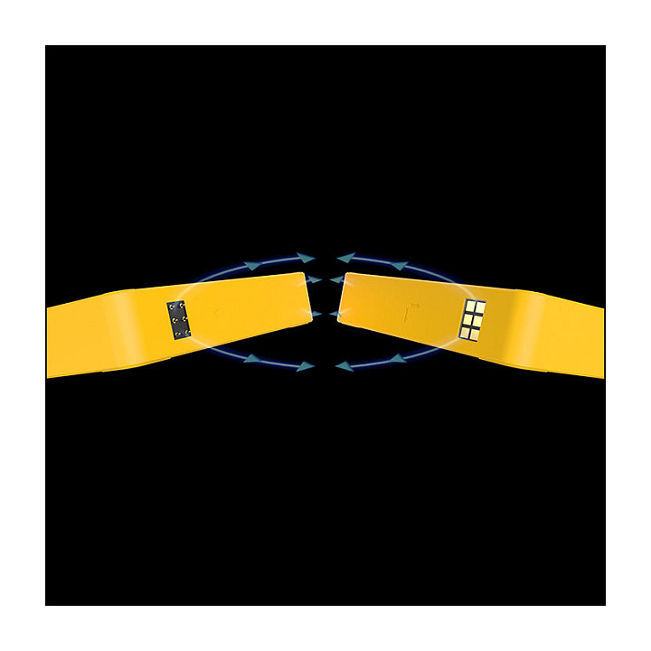 Ftohës për Kasë Thermaltake CT120 EX / ARGB Sync / 3-Pack / 120mm - Verdhë - Figura 2