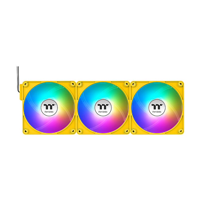 Ftohës për Kasë Thermaltake CT140 EX / ARGB Sync / 3-Pack / 140mm - Verdhë - Figura 4