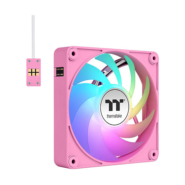 Ftohës për Kasë Thermaltake CT120 EX / ARGB Sync / 3-Pack / 120mm - Rozë