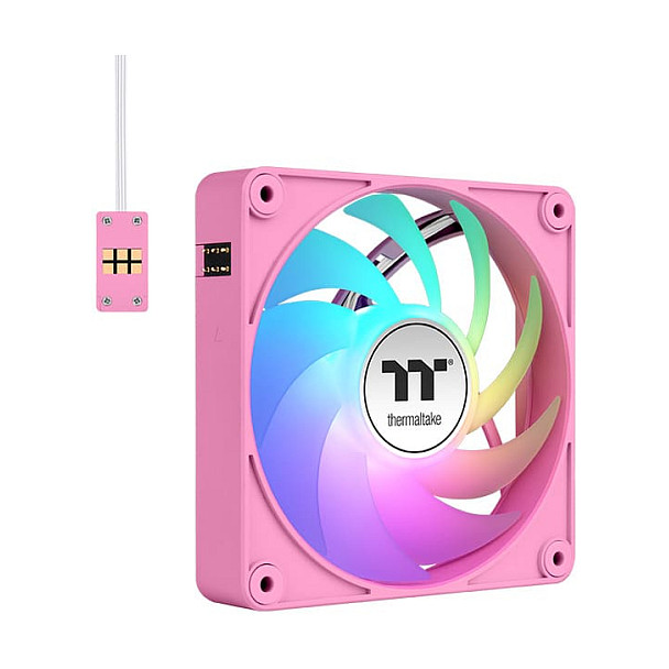 Ftohës për Kasë Thermaltake CT140 EX / ARGB Sync / 3-Pack / 140mm - Rozë