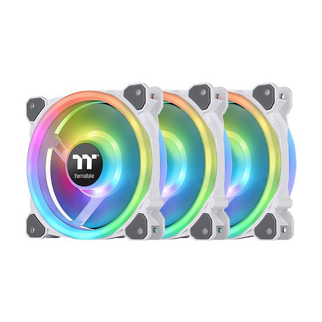 Ftohës për Kasë Thermaltake / Riing Trio 12 RGB / TT Premium Edition / 120mm – Bardhë