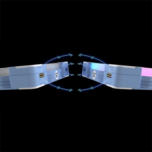 Ftohës për Kasë 140mm Thermaltake SWAFAN EX14 ARGB PC Cooling Fan TT Premium Edition / 3-Pack – Blu - Figura 3