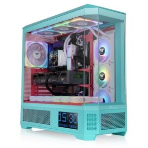 Kasë Midi Thermaltake View 600 TG - Mint/Kuqe