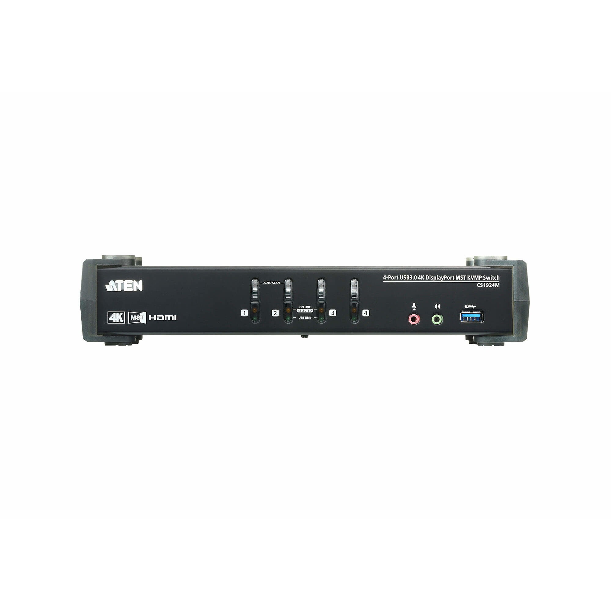 Switch KVM ATEN CS1924M / 4-Port USB 3.0 / 4K DisplayPort MST - Figura 2