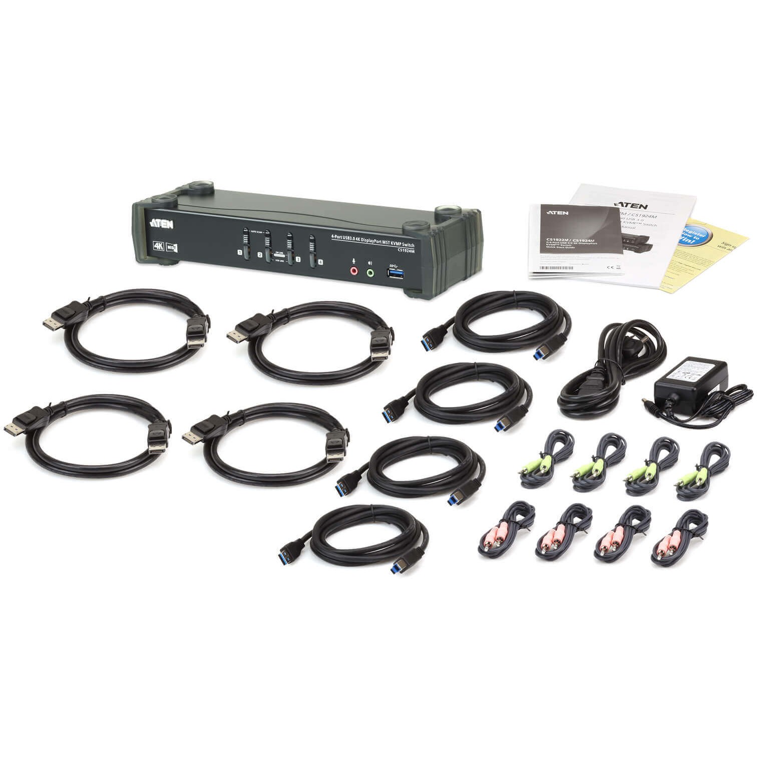 Switch KVM ATEN CS1924M / 4-Port USB 3.0 / 4K DisplayPort MST - Figura 4