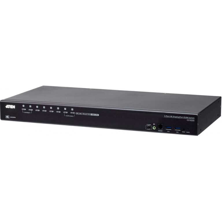 Switch KVM ATEN CS19208 USB3.0 DisplayPort / 8-Port – 4K