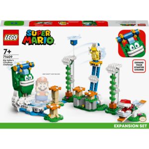 LEGO 71409 Super Mario Maxi-Spikes Wolken-Challenge – Erweiterungsset (Set mit 3 Gegner Figuren inkl. Bumerang-Bruder und Piranha-Pflanze)