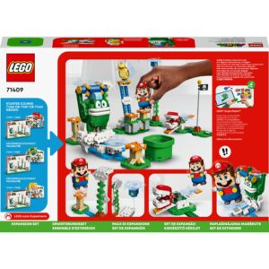 LEGO 71409 Super Mario Maxi-Spikes Wolken-Challenge – Erweiterungsset (Set mit 3 Gegner Figuren inkl. Bumerang-Bruder und Piranha-Pflanze)