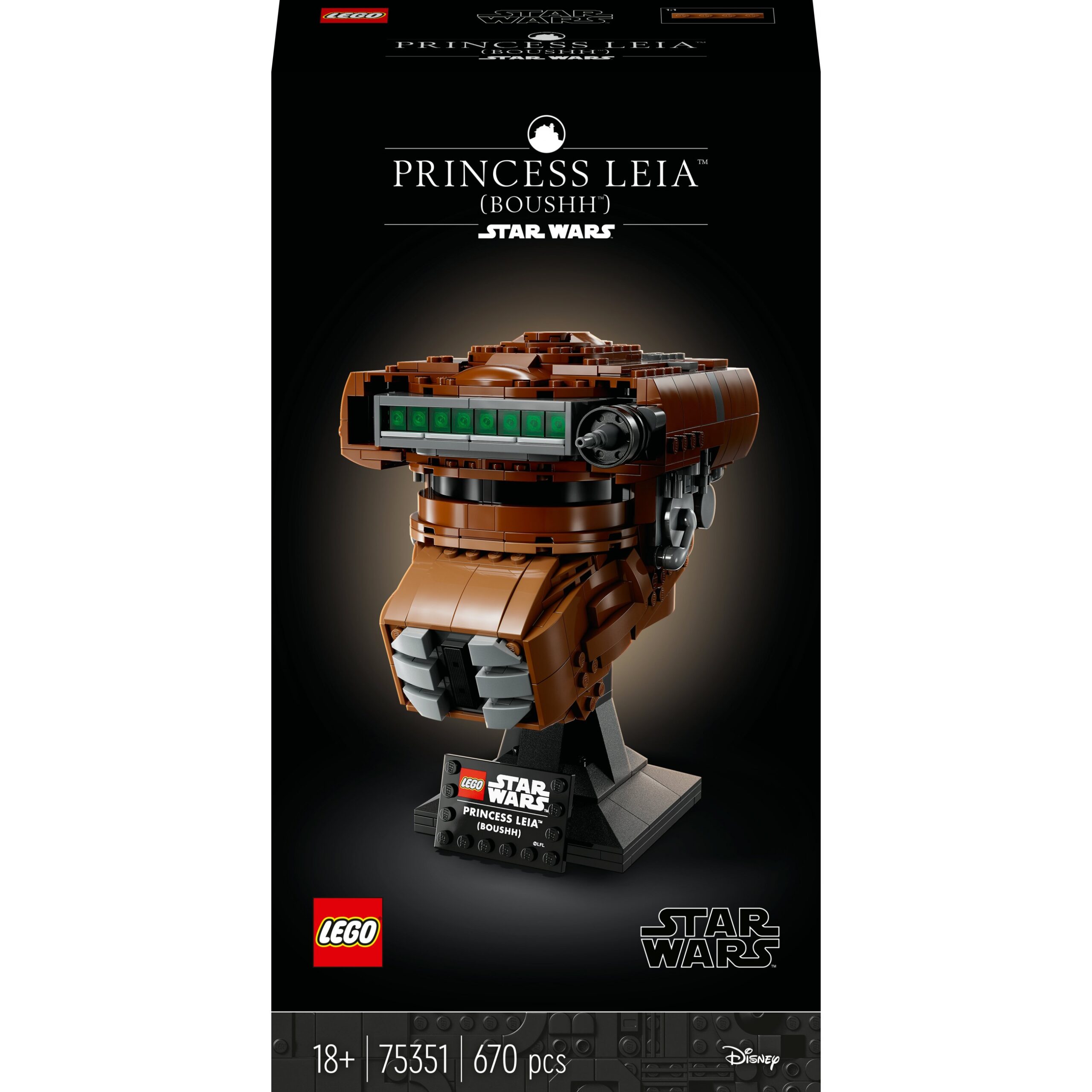 LEGO 75351 Star Wars Princess Leia (Boushh) Helmet
