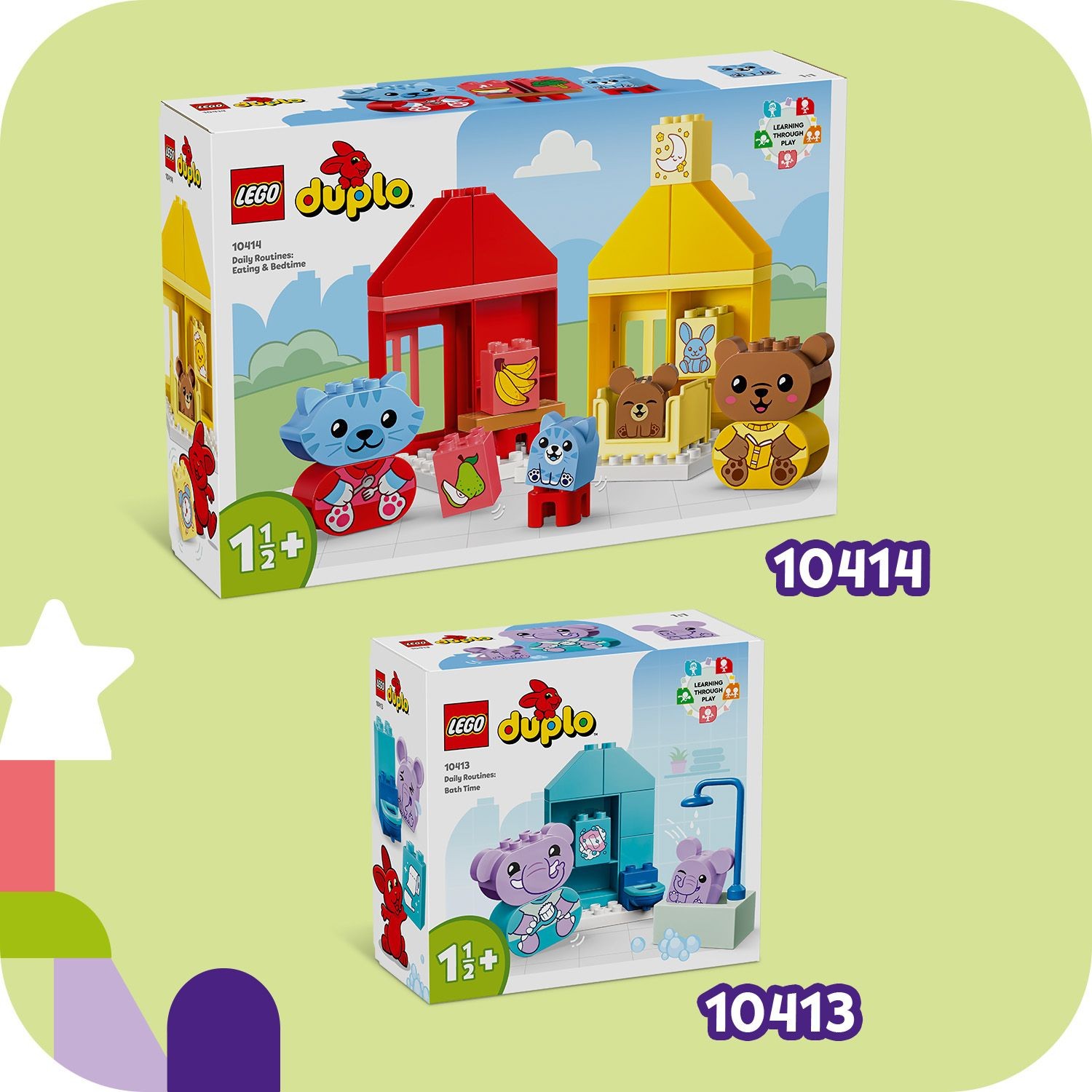 LEGO 10414 DUPLO Daily Routines: Eating & Bedtime - Figura 5