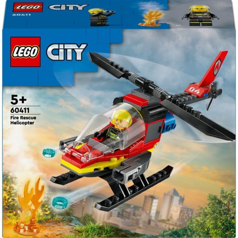 LEGO City – Fire Rescue Helicopter Set 60411